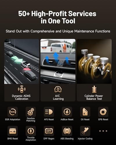 10.1" Bidirectional OBD2 Scanner with ECU Coding