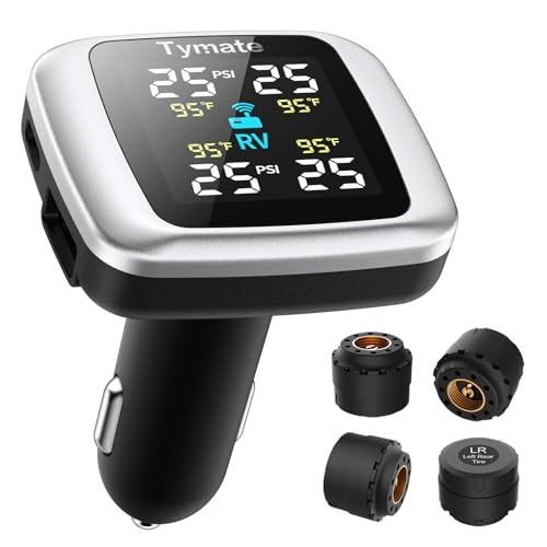 Wireless TPMS with 4 Sensors & Color Display