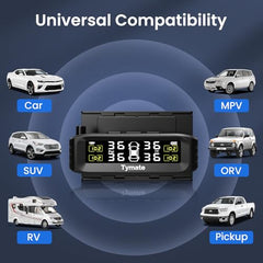 Solar TPMS with 4 Sensors & Color Display