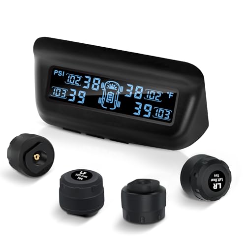 Solar TPMS with 4 Sensors & LCD Display