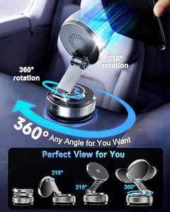 15W Magnetic Wireless Car Charger Mount