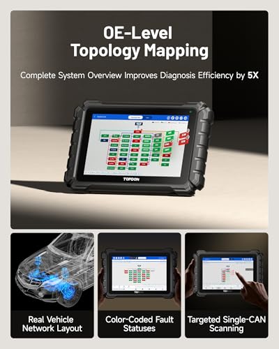 10.1" Bidirectional OBD2 Scanner with ECU Coding