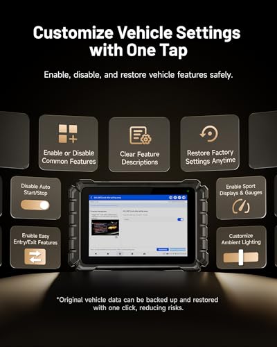 10.1" Bidirectional OBD2 Scanner with ECU Coding
