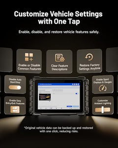 10.1" Bidirectional OBD2 Scanner with ECU Coding