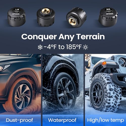 Solar TPMS with 4 Sensors & Color Display