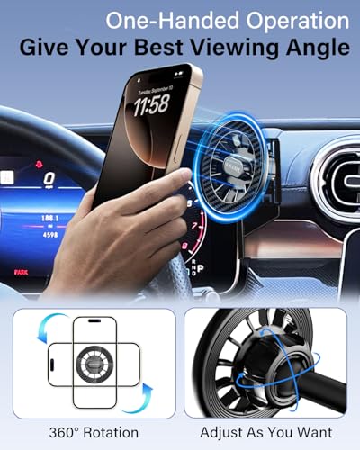Phone Mount for Mercedes GLC & C-Class 12.3" Display