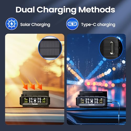 Solar TPMS with 4 Sensors & Color Display