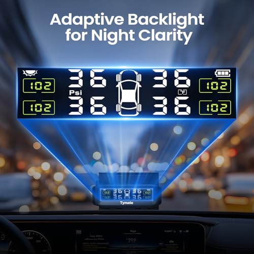 Solar TPMS with 4 Sensors & Color Display