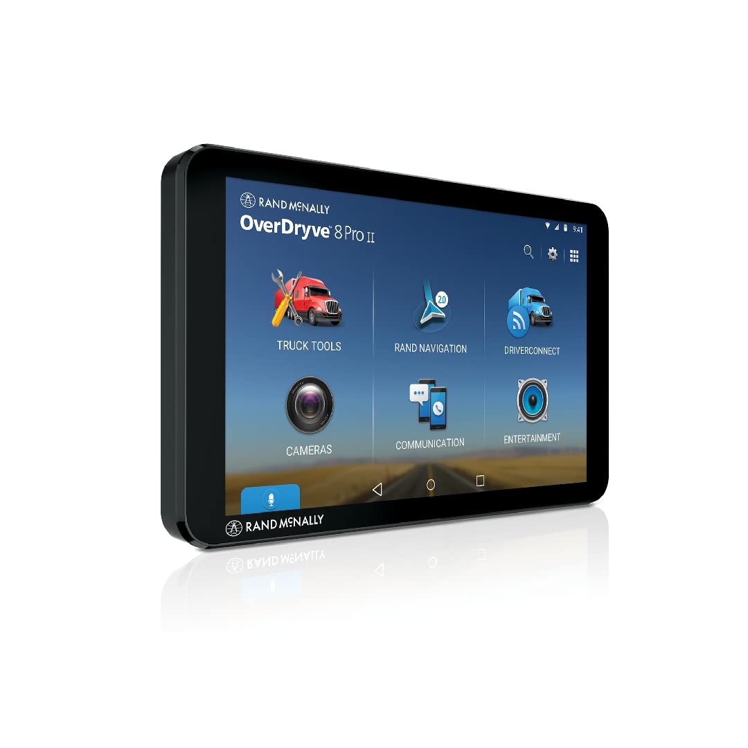 8" Truck GPS Navigator with Dash Cam
