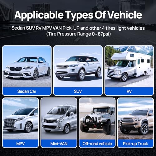 RV TPMS with Solar Charging & 4 Sensors