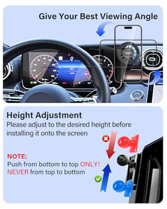Phone Mount for Mercedes GLC & C-Class 12.3" Display