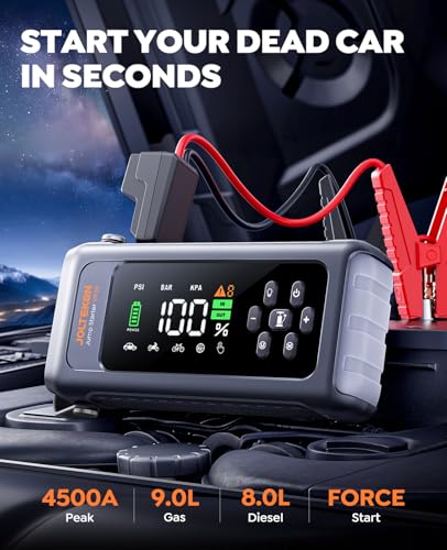 4500A Jump Starter with Air Compressor