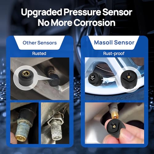 Solar TPMS with 4 Sensors & LCD Display