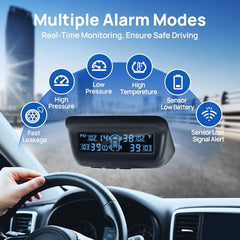 Solar TPMS with 4 Sensors & LCD Display