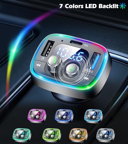 48W Bluetooth FM Transmitter Car Charger