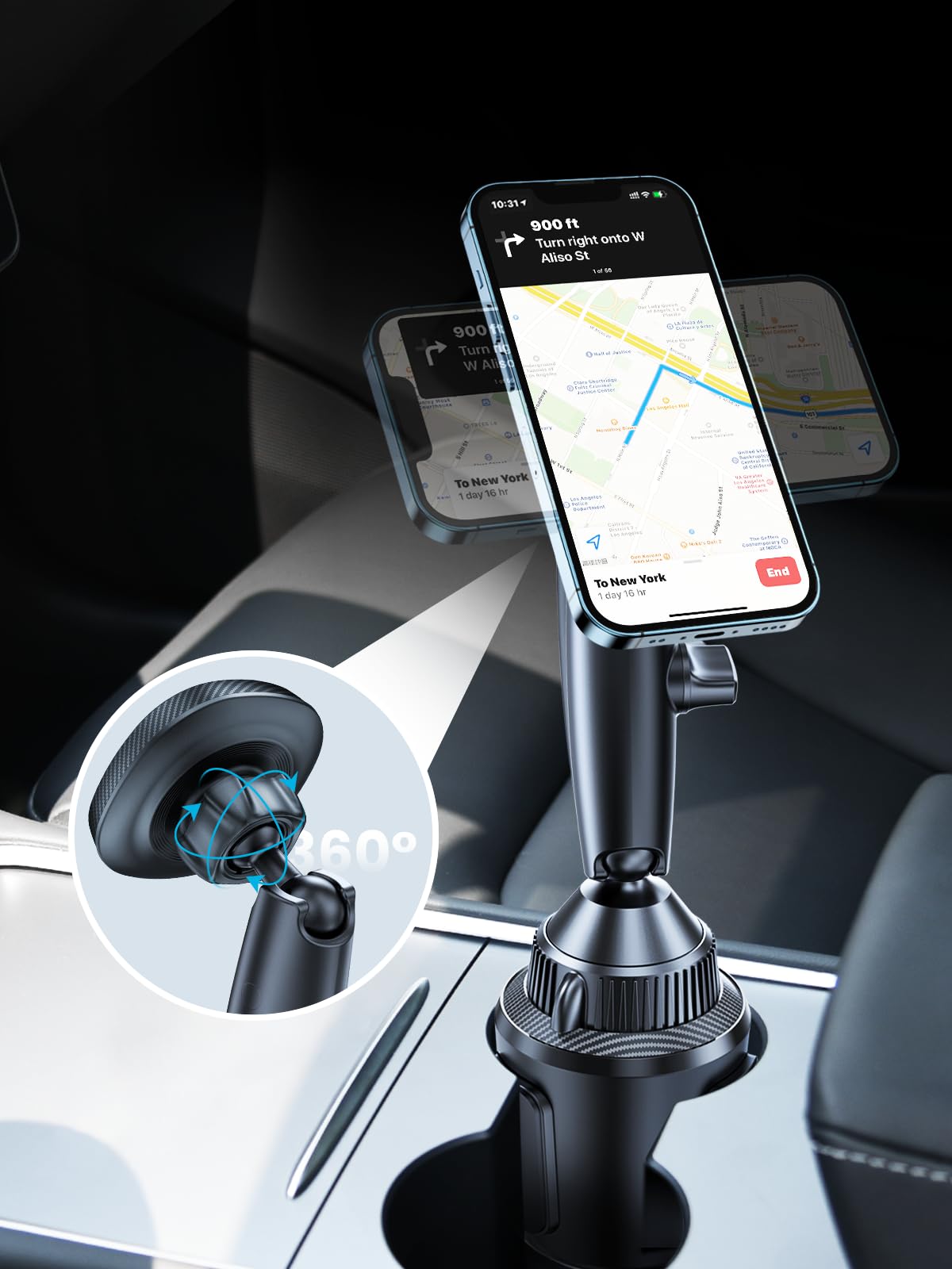 Magnetic Cup Holder Phone Mount