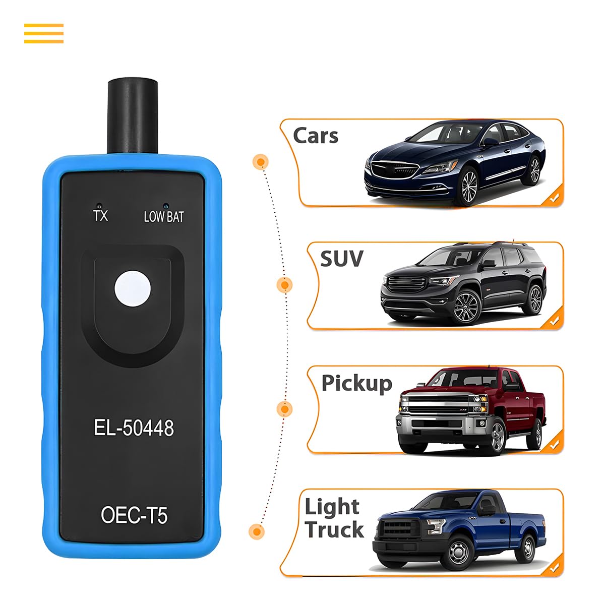 TPMS Relearn Tool for GM Vehicles