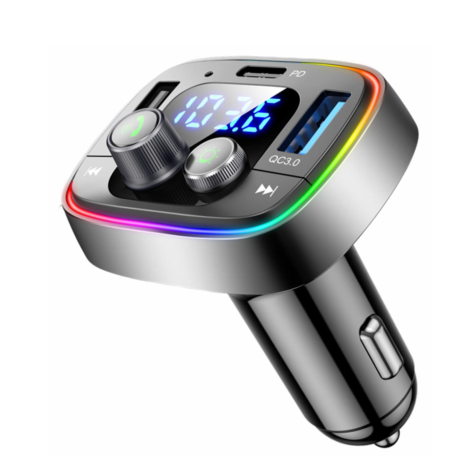 48W Bluetooth FM Transmitter Car Charger