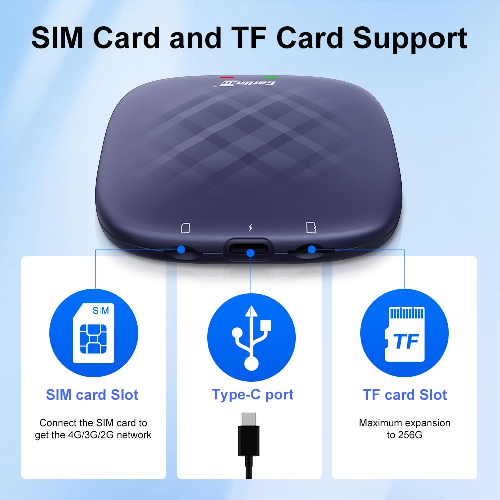 Wireless CarPlay & Android Auto AI Box