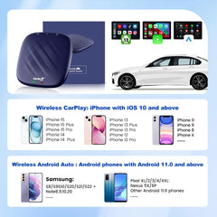 Wireless CarPlay & Android Auto AI Box