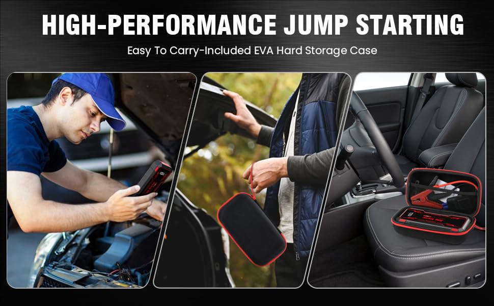 6000A Portable Car Jump Starter Pack