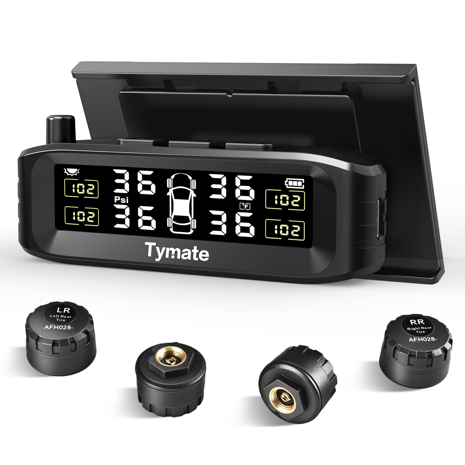 Solar TPMS with 4 Sensors & Color Display