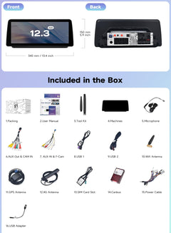 12.3" Android Car Stereo for Toyota RAV4 2019–2022