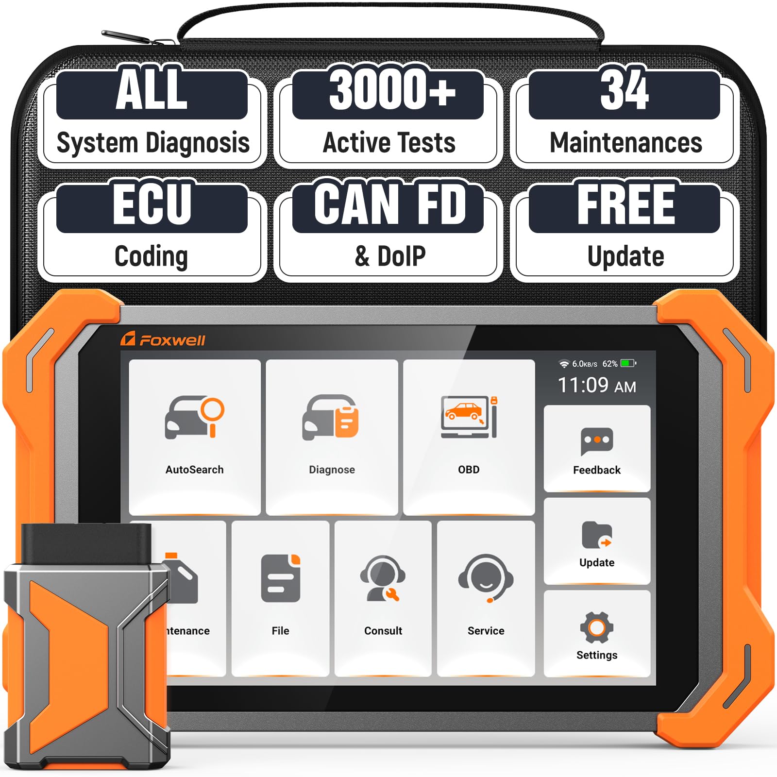 All System OBD2 Scanner with ECU Coding