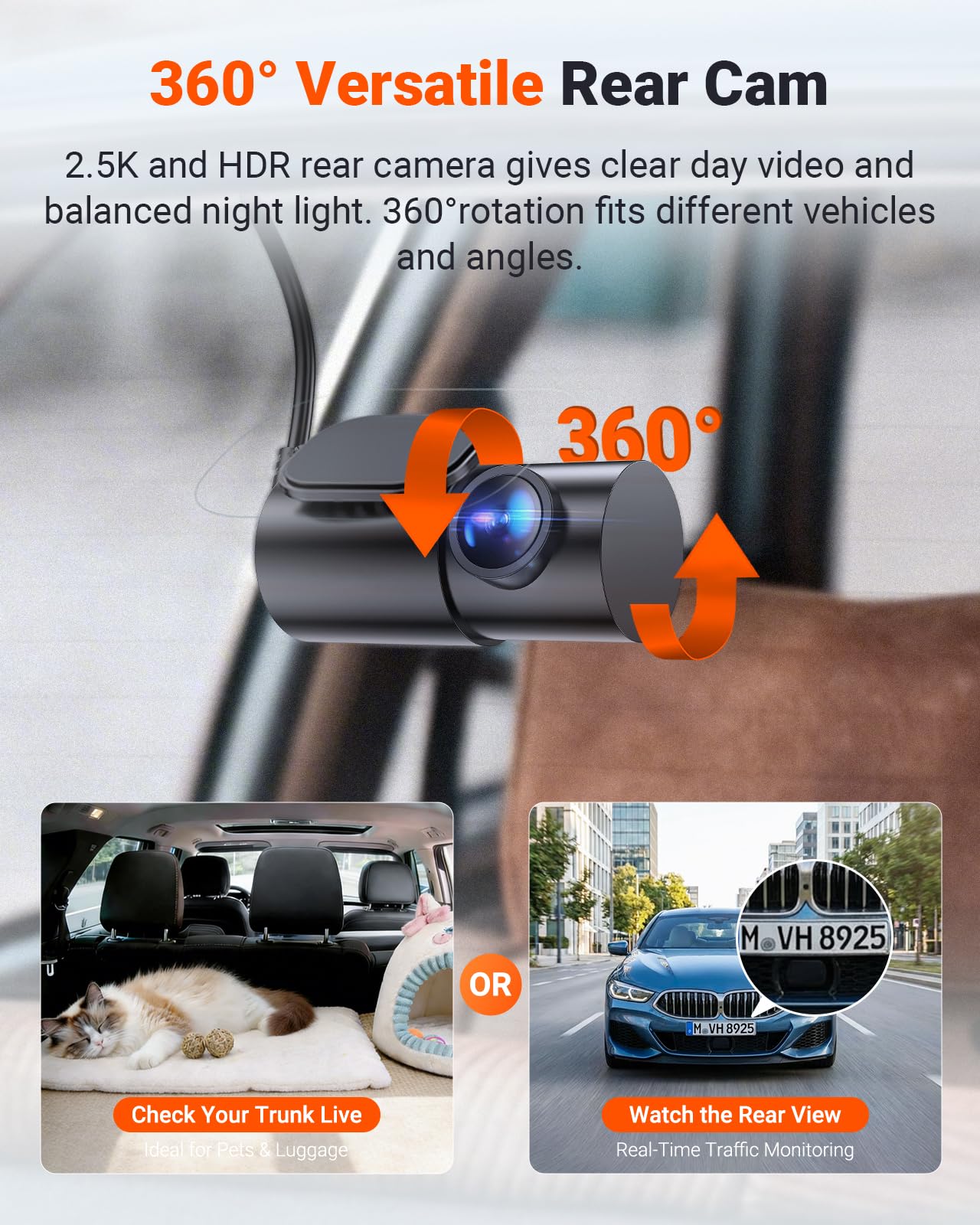 3-Channel STARVIS 2 Dash Cam with GPS & Night Vision
