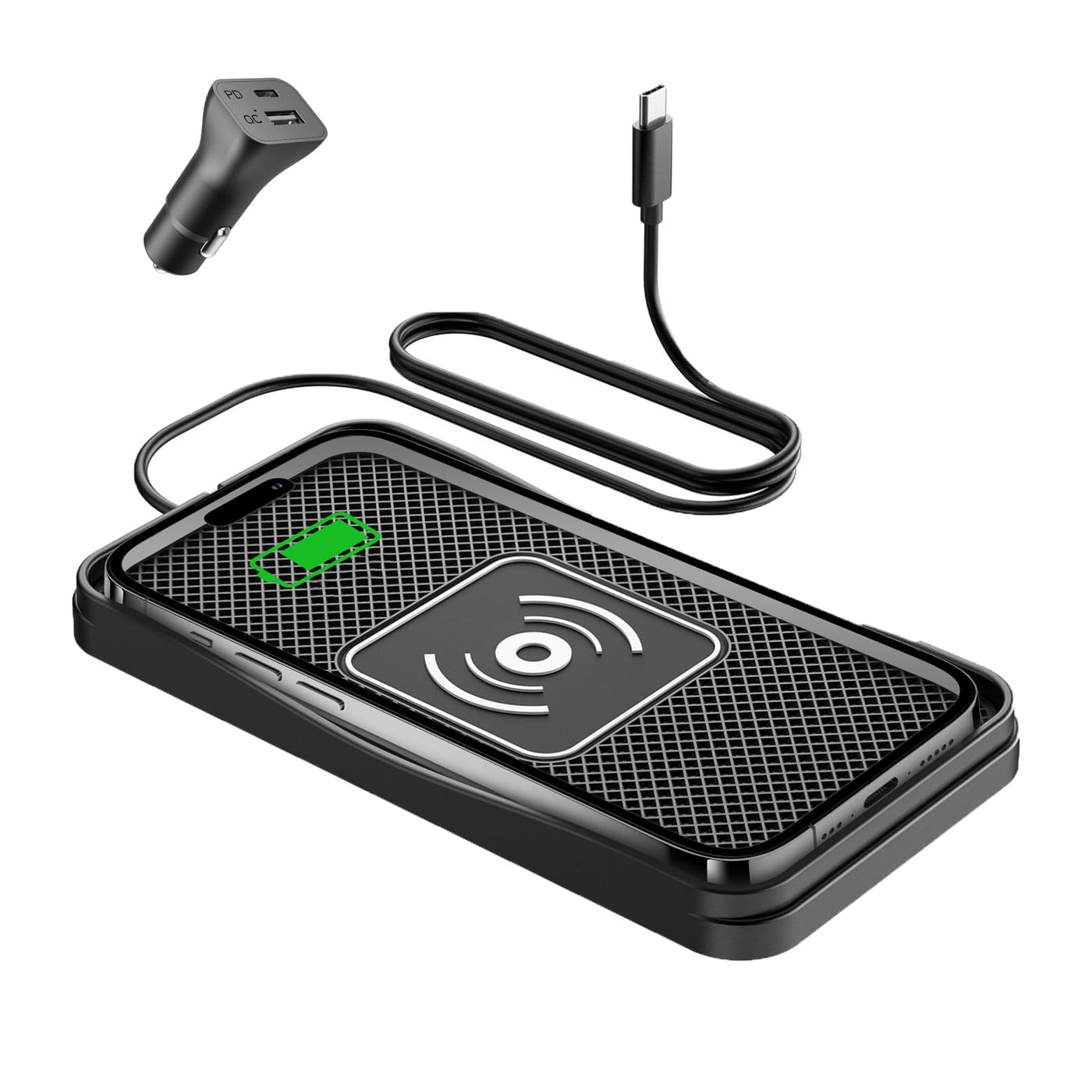 Wireless Car Charger, 20W Fast Charging Pad