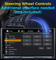 Wireless CarPlay & Android Auto Car Stereo