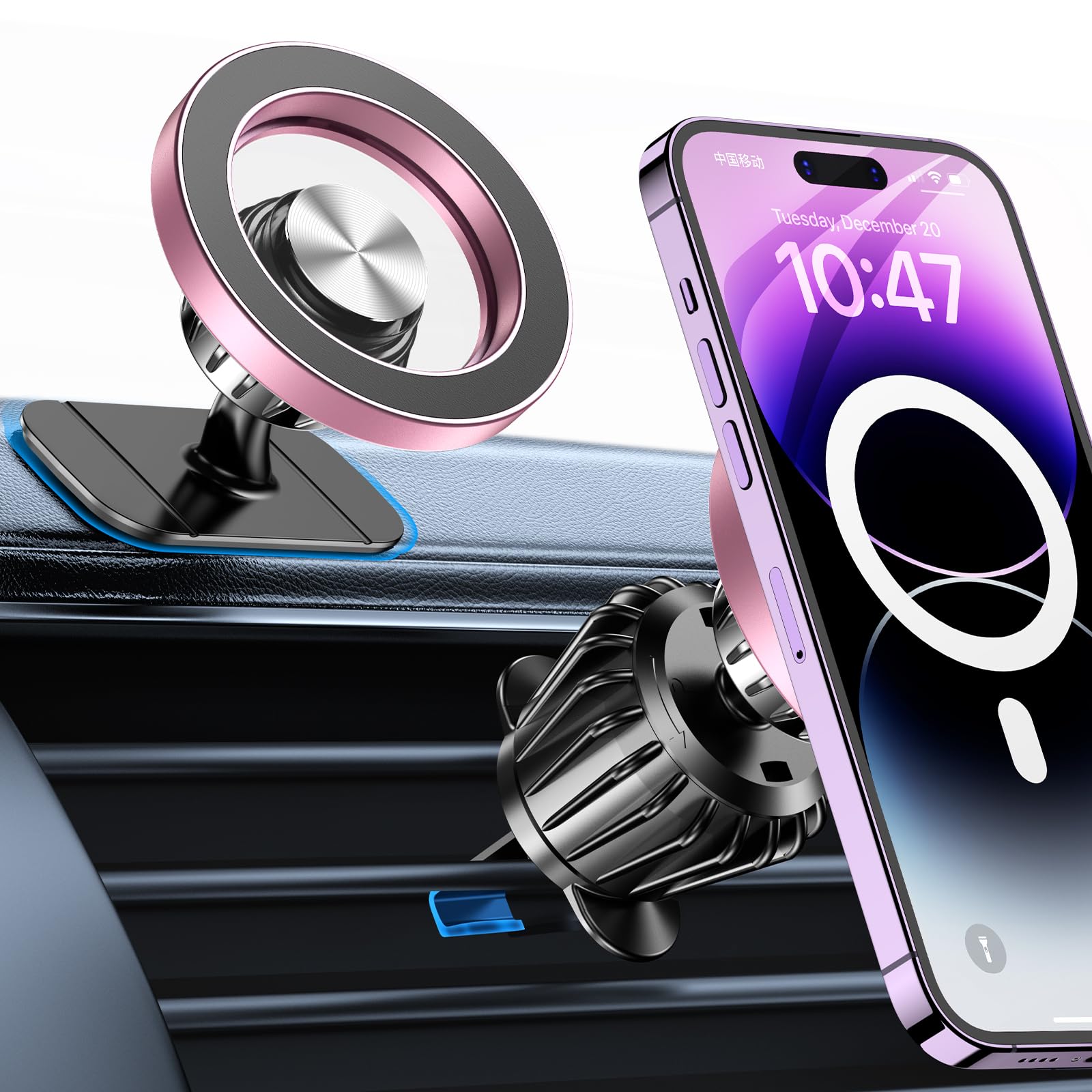 Magnetic Car Phone Mount for MagSafe