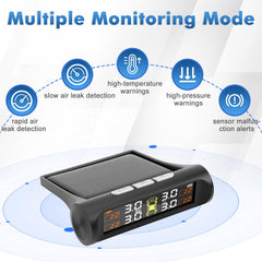 Solar TPMS with 4 Sensors & Real-Time Monitoring