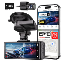 4K STARVIS 2 Dash Cam with GPS & Touch Screen