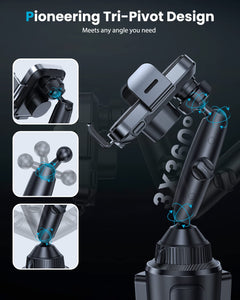 15W Auto-Clamping Wireless Car Charger Mount