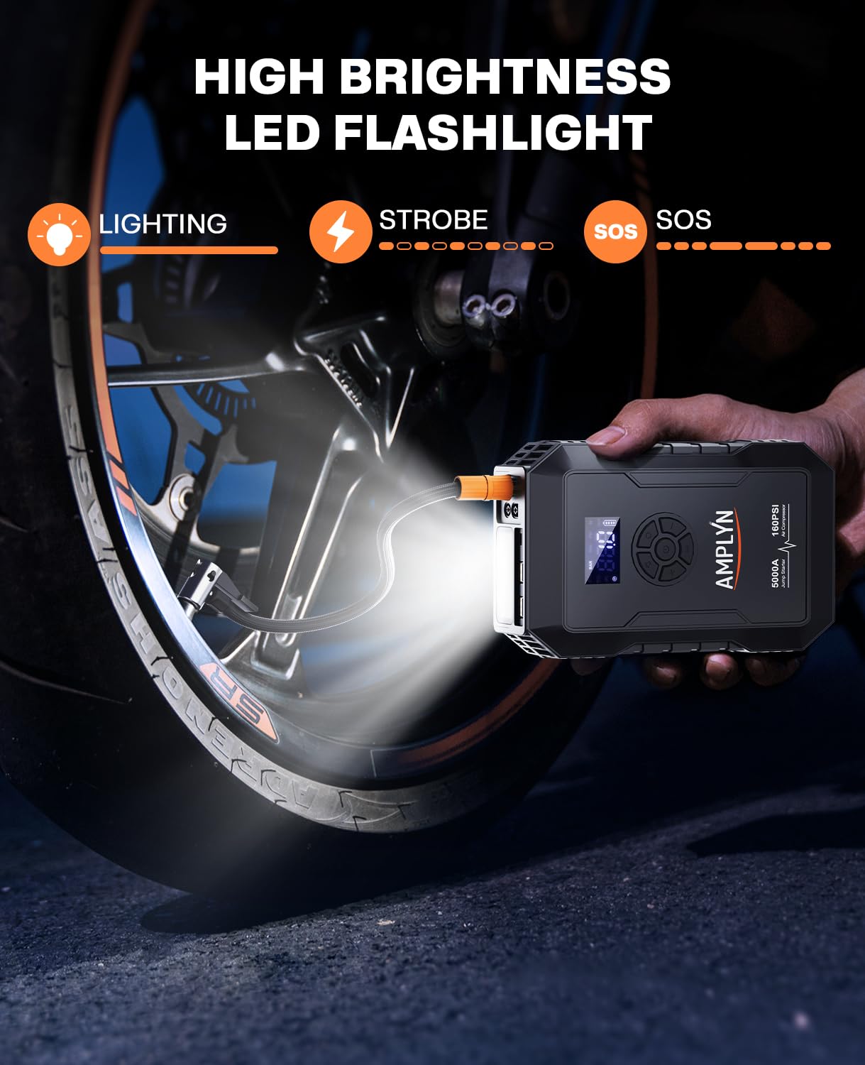 24000mAh Portable Car Jump Starter