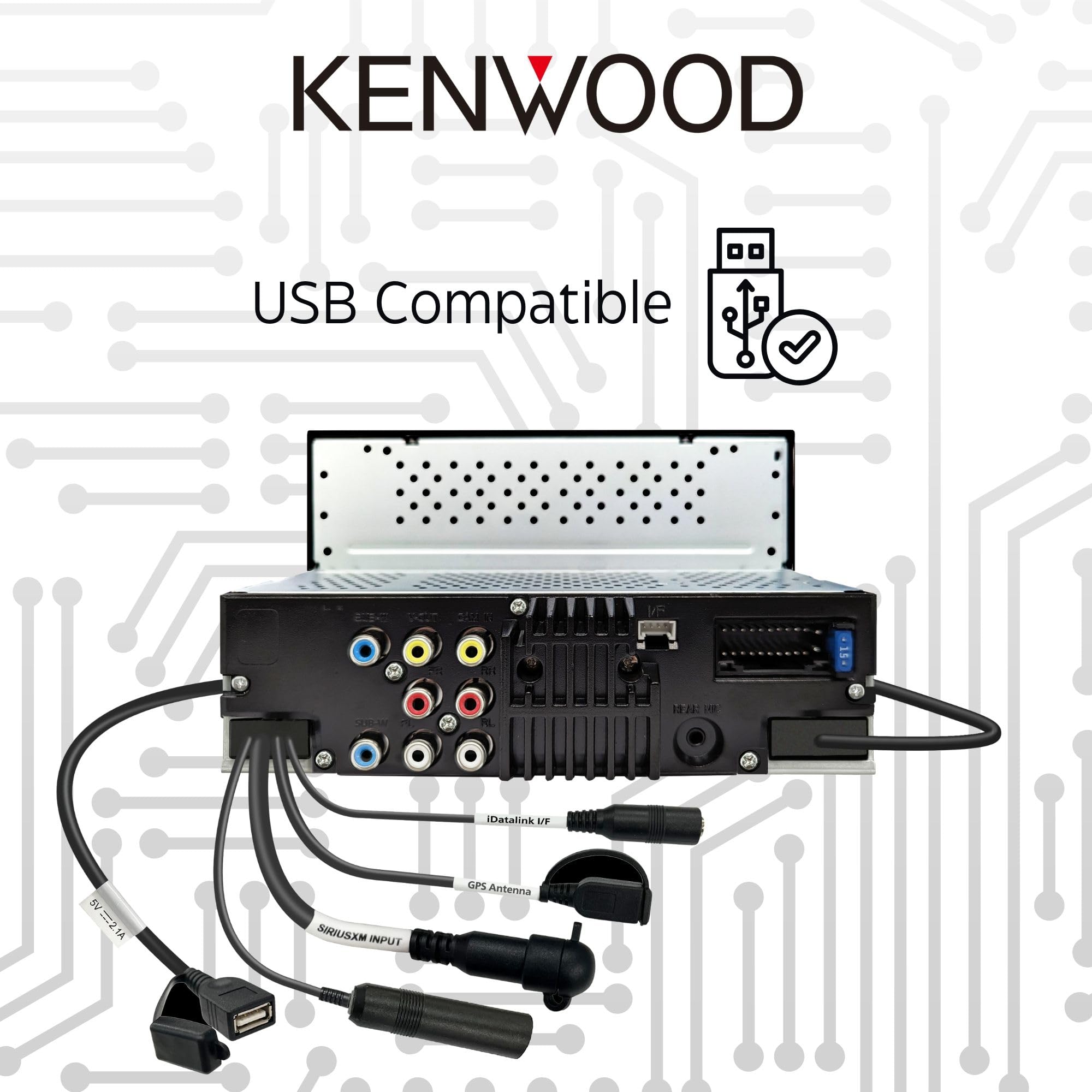 6.8" Car Stereo with CarPlay & Android Auto