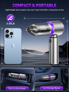 4-in-1 Cordless Car Vacuum & Air Duster