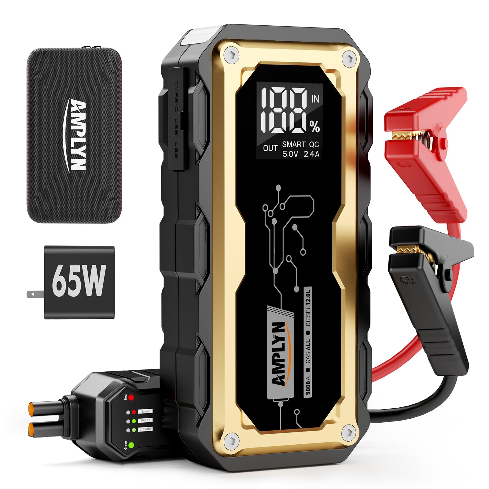 24000mAh Portable Car Jump Starter