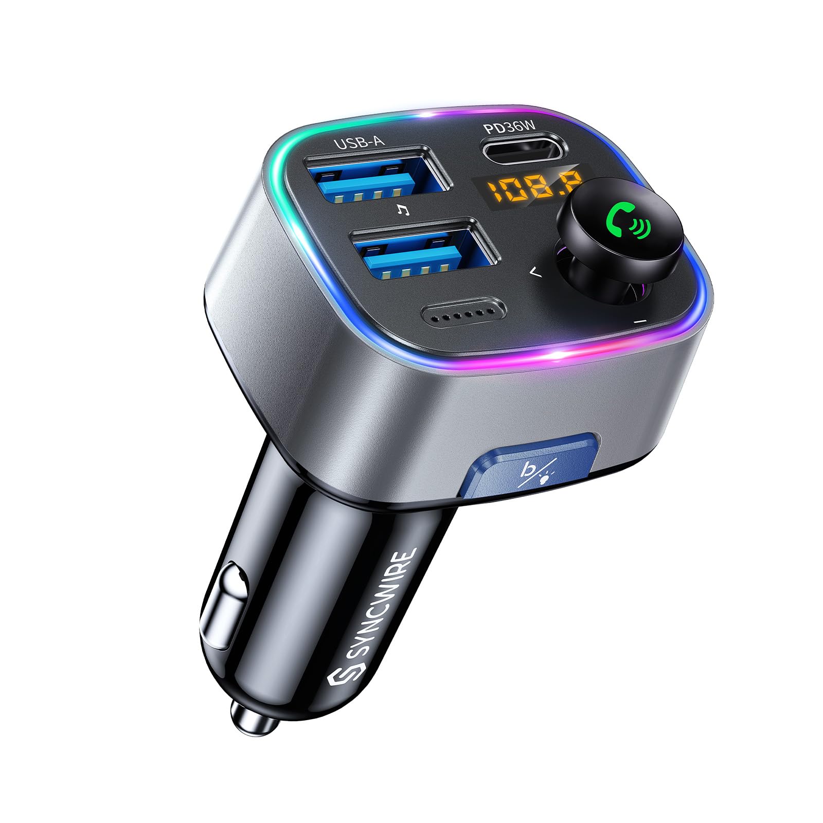 Syncwire Bluetooth Transmitter Car Adapter