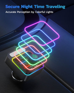 54W Bluetooth FM Transmitter Car Charger