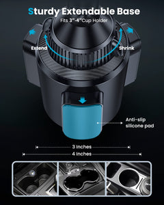 15W Auto-Clamping Wireless Car Charger Mount