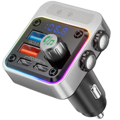 54W Bluetooth FM Transmitter Car Charger