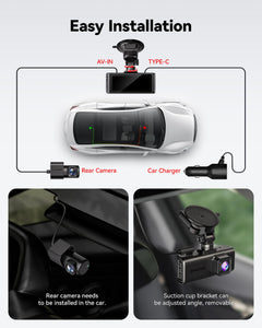 4K STARVIS 2 Dash Cam with GPS & Touch Screen