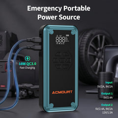5000A Jump Starter with Air Compressor