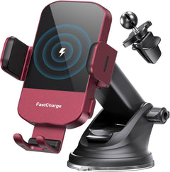 15W Auto-Clamping Wireless Car Charger Mount