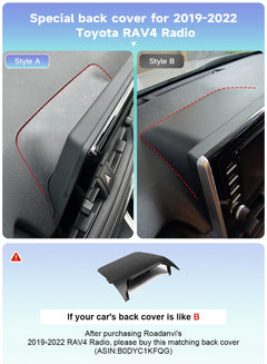 12.3" Android Car Stereo for Toyota RAV4 2019–2022