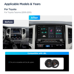 XTRONS 9" Android 14 Car Stereo for Toyota