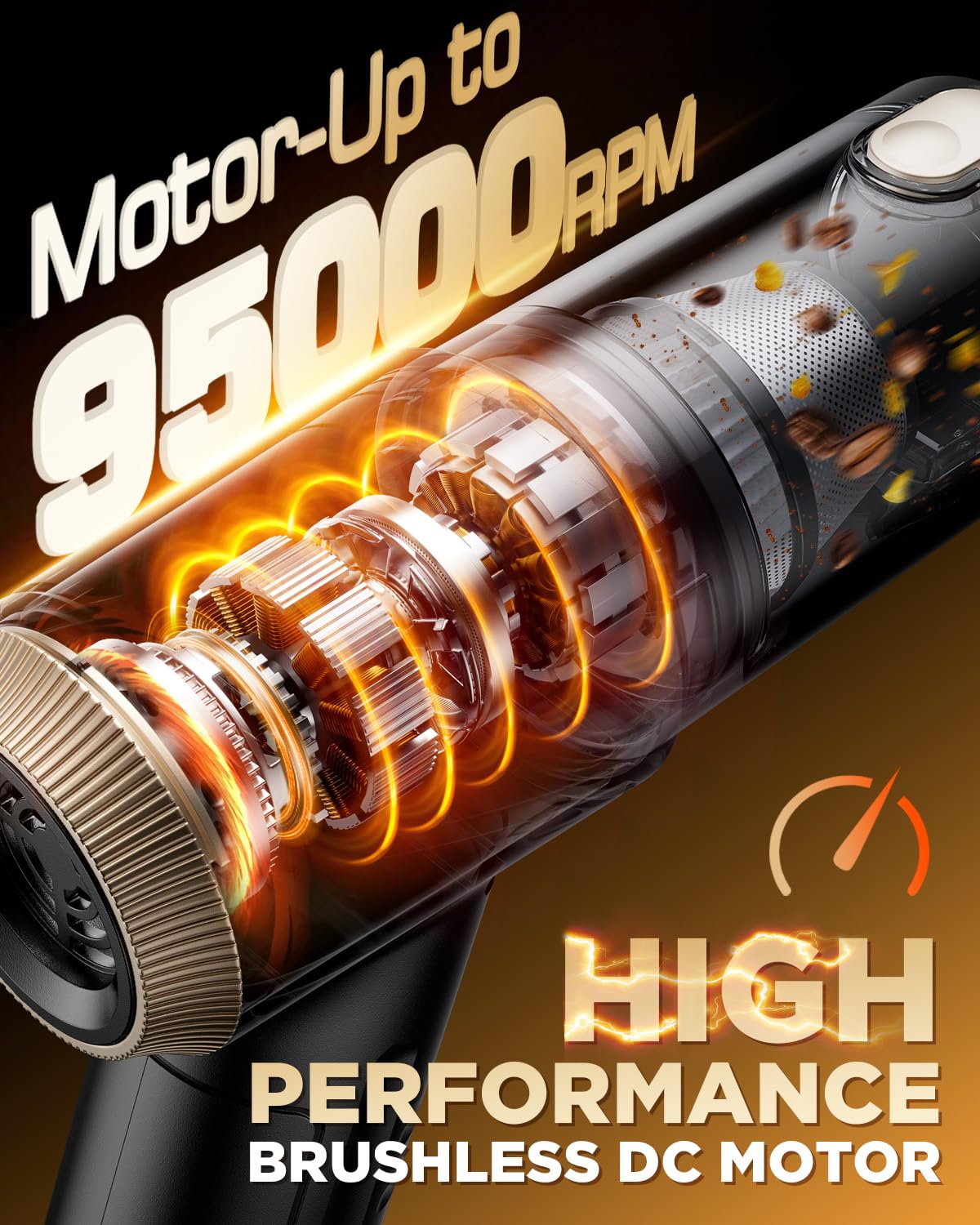4-in-1 Portable Car Vacuum Cleaner