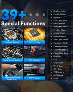 Bidirectional OBD2 Scanner with ECU Coding